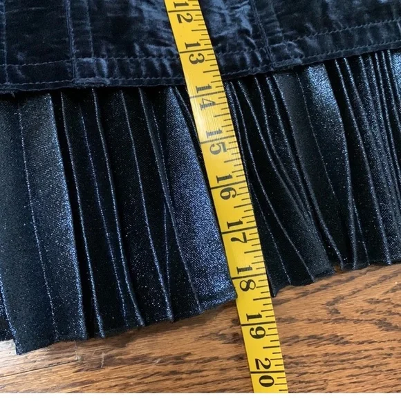 🎲PHILLIP LIM velvet & metallic mini skirt - Picture 13 of 14